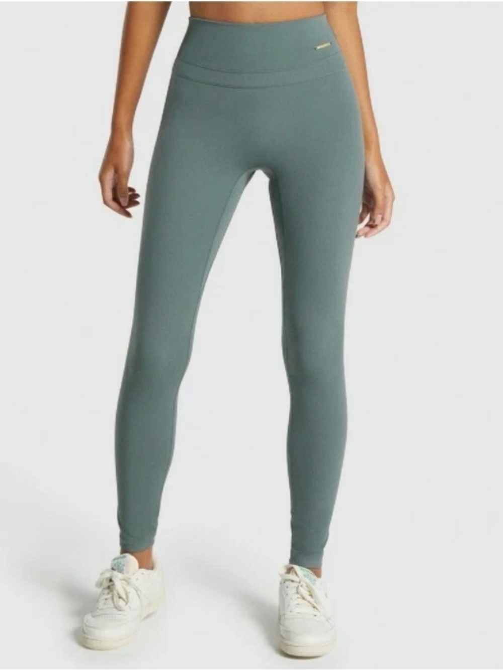 Gymshark x Whitney Simmons High Waisted Leggings Sage Green XS
